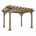 Pérgola de Madera de Cedro para Exterior 3x4 m Marrón